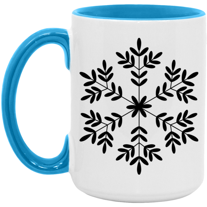 Snowflakes Winter 15 oz Coffee Mug