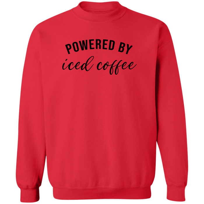 Powered by Iced Coffee Sweatshirt