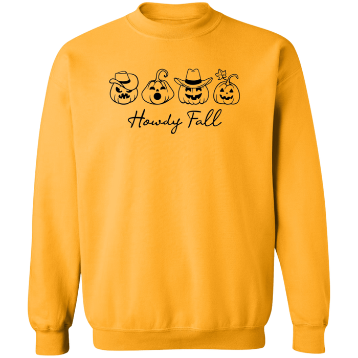 Howdy Fall Country Pumpkins Focus Sweatshirt