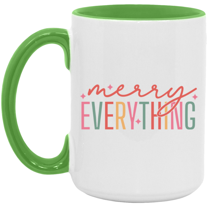 Merry Everything Christmas 15 oz Coffee Mug