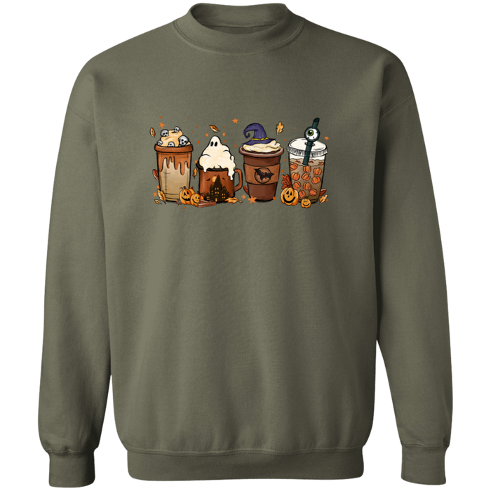 Coffee Halloween Cups 2024 Sweatshirt