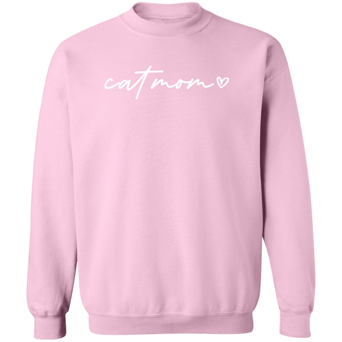 Cat Mom Script Sweatshirt