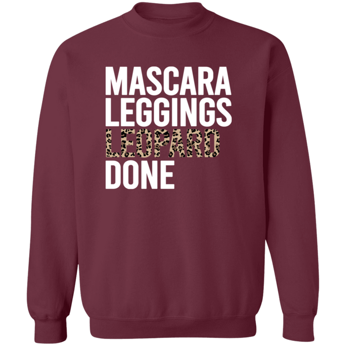 Mascara Leggings Leopard Done Sweatshirt