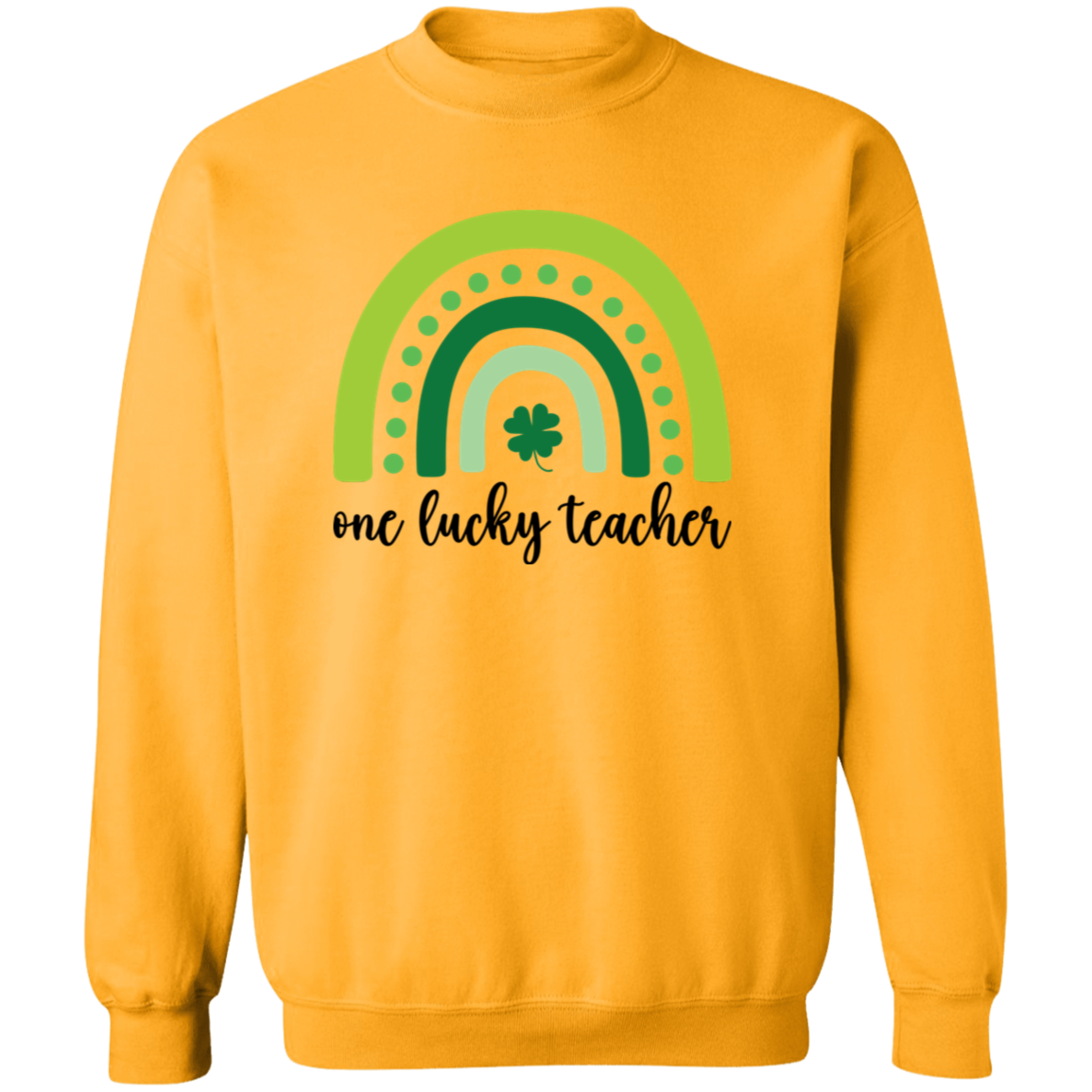 One Lucky Teacher Crewneck Sweatshirt