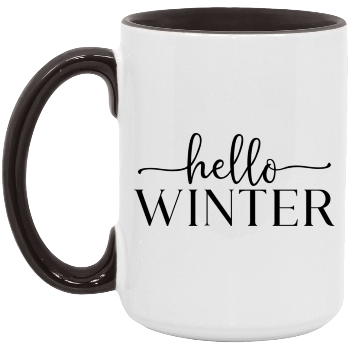 Hello Winter 15 oz Coffee Mug