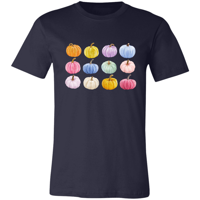 Colorful Pumpkin Graphic T-Shirt