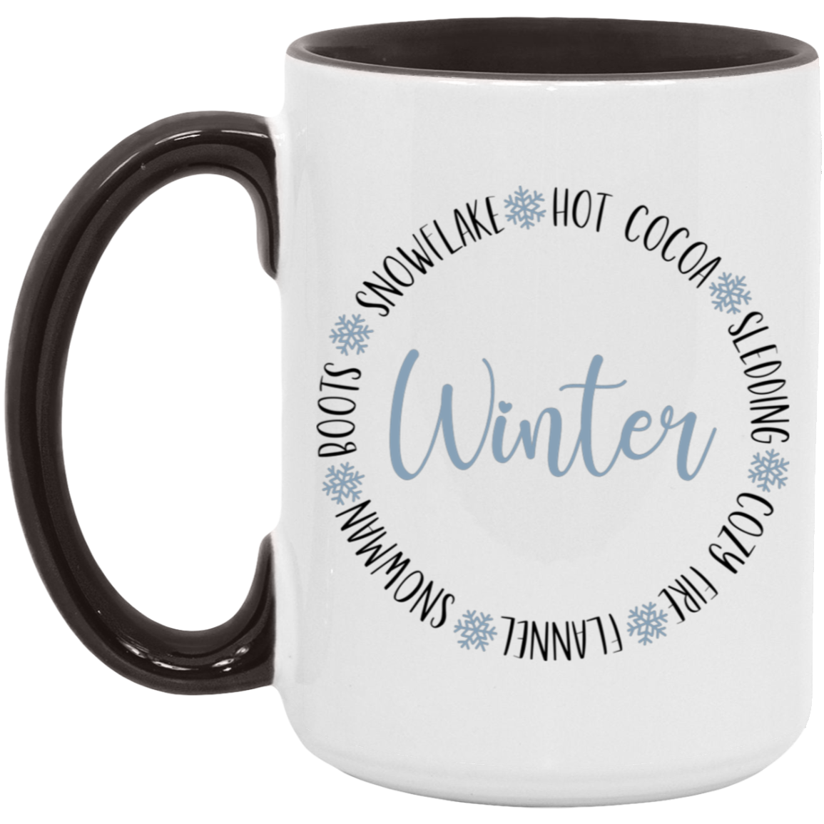 Winter Stuff To Do 15 oz Coffee Mug