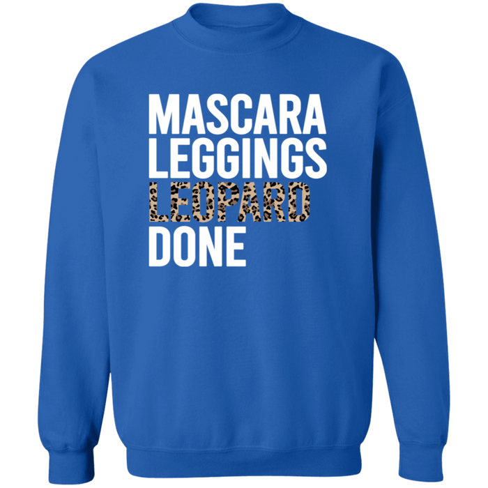 Mascara Leggings Leopard Done Sweatshirt