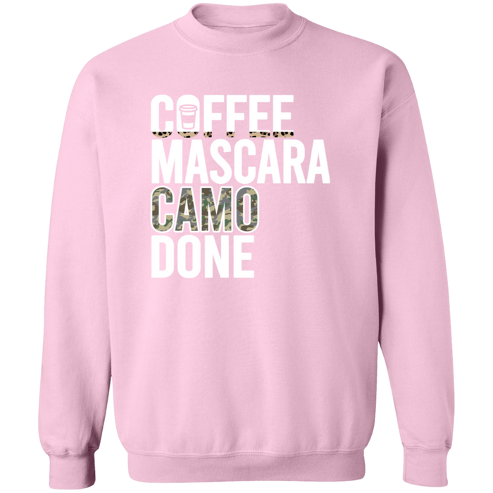 Coffee Mascara Camo Done Sweatshirt