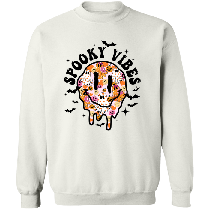 Spooky Vibes Smiley Face Sweatshirt