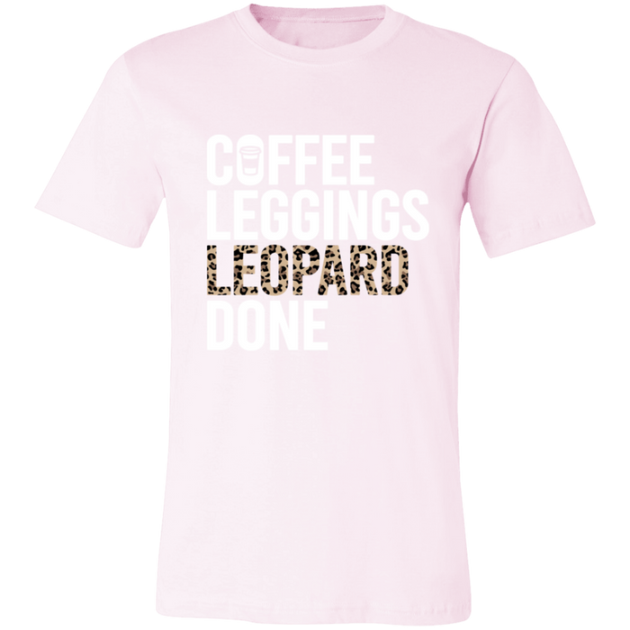 Coffee Leopard Leggings Done T-Shirt