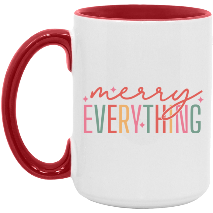 Merry Everything Christmas 15 oz Coffee Mug