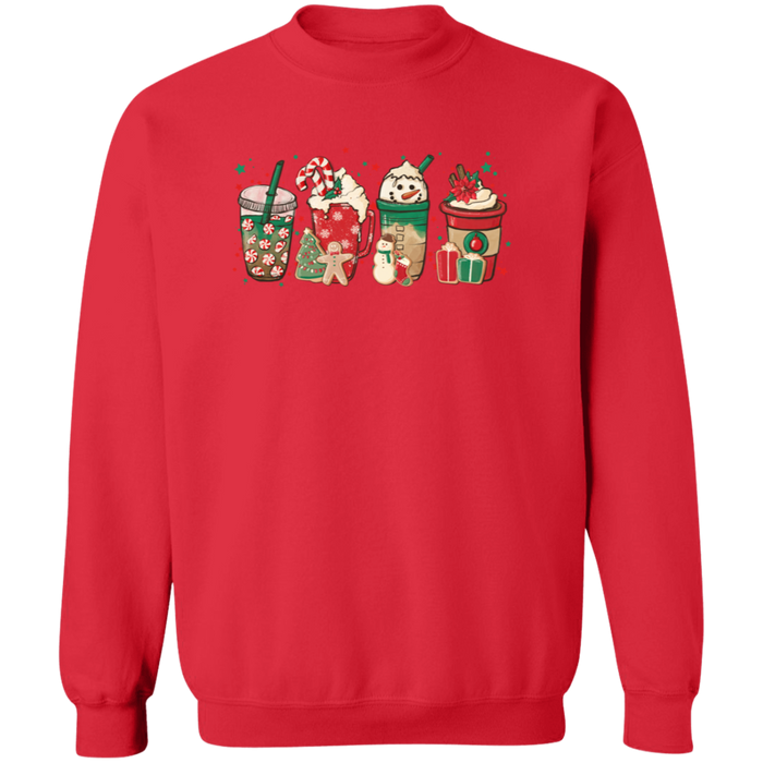 Red Christmas Drinks Sweatshirt