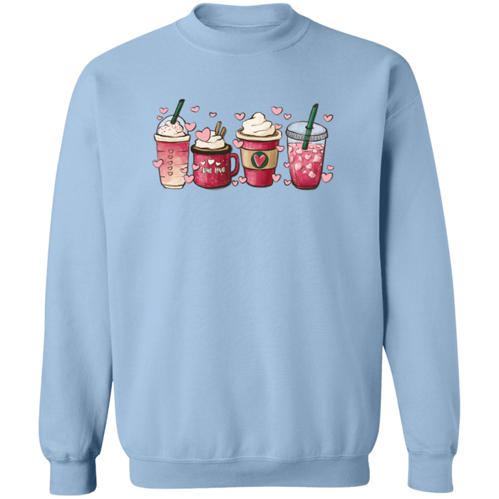 Pink Love Cups Sweatshirt