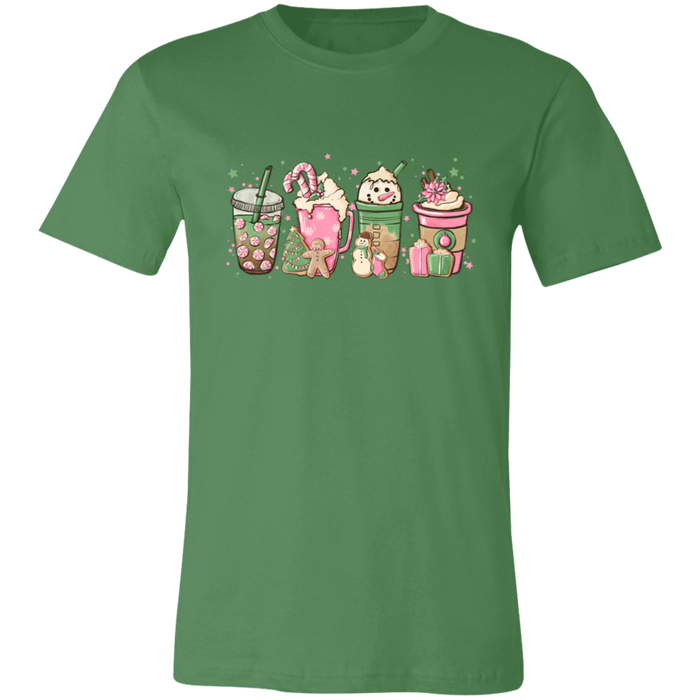 Pink Christmas Drinks T-Shirt