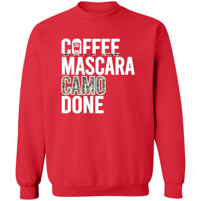 Coffee Mascara Camo Done Sweatshirt