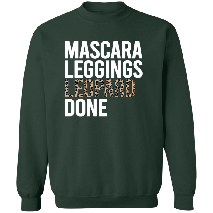 Mascara Leggings Leopard Done Sweatshirt