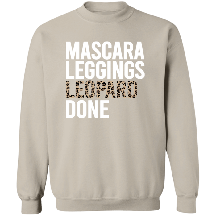 Mascara Leggings Leopard Done Sweatshirt