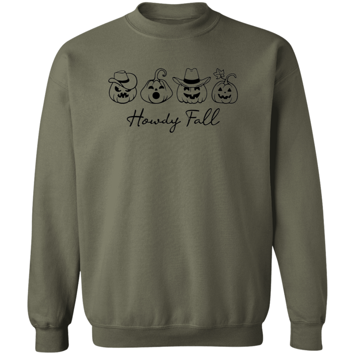 Howdy Fall Country Pumpkins Focus Sweatshirt