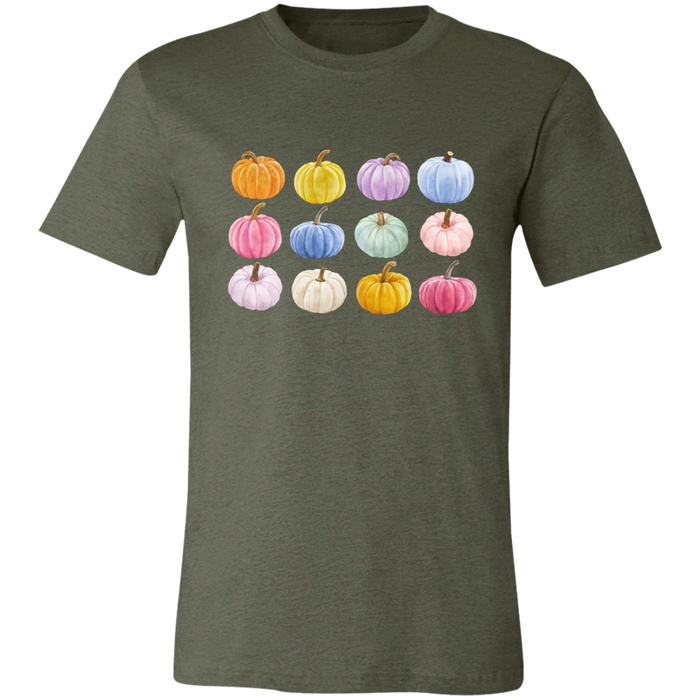 Colorful Pumpkin Graphic T-Shirt