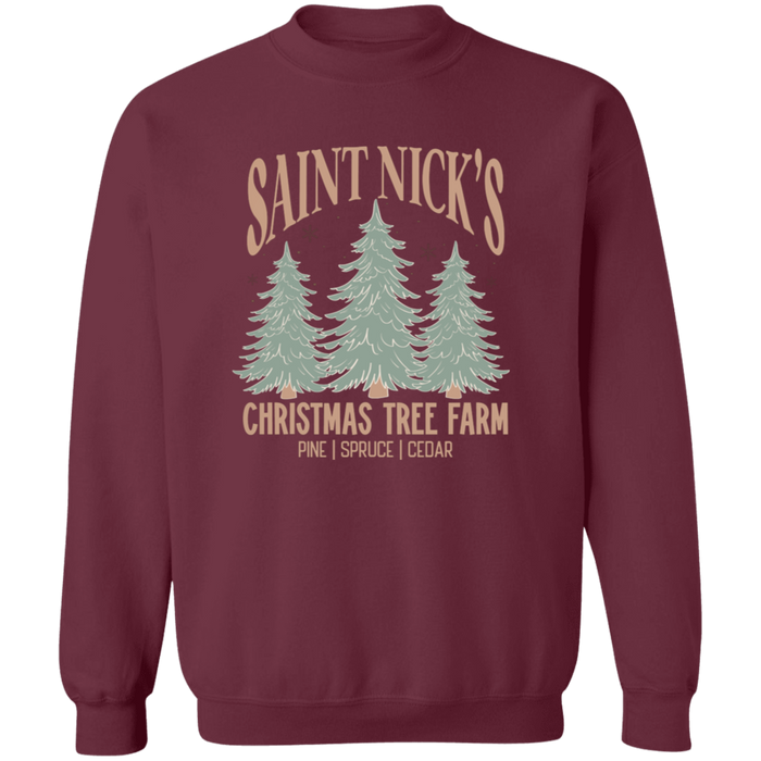 Saint Nick's Christmas Tree Farm Sweatshirt