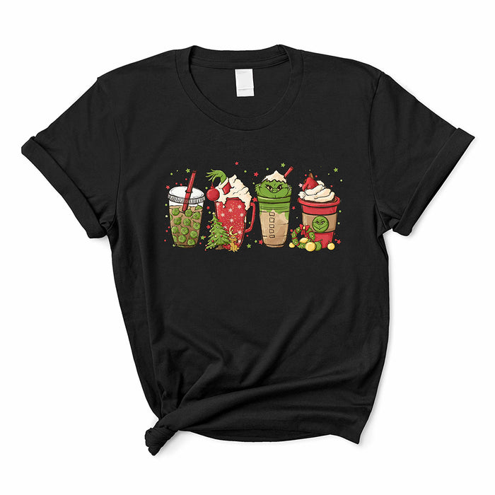 Grinch Cups T-Shirt