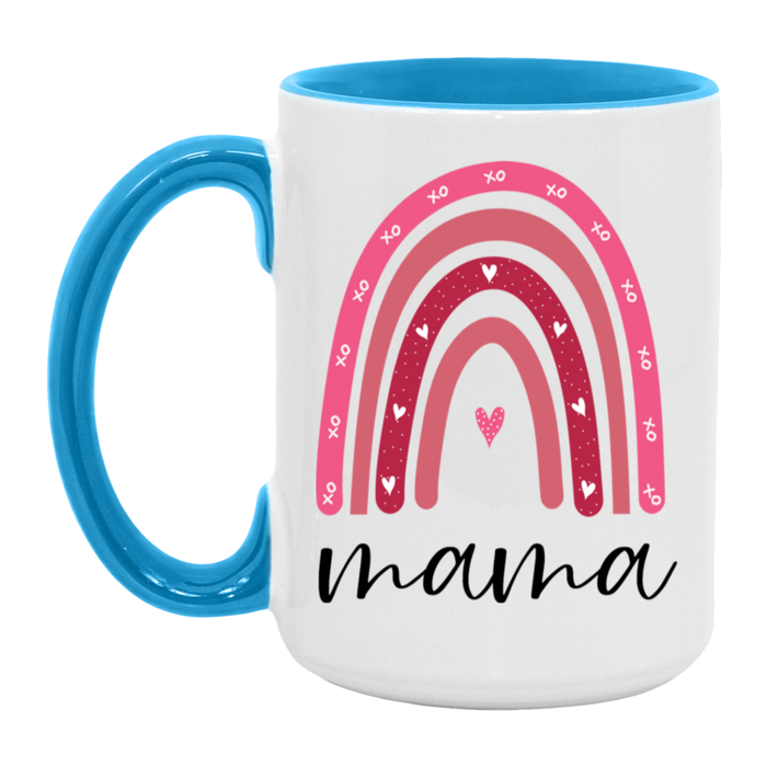 Mama Pink Rainbow Mug