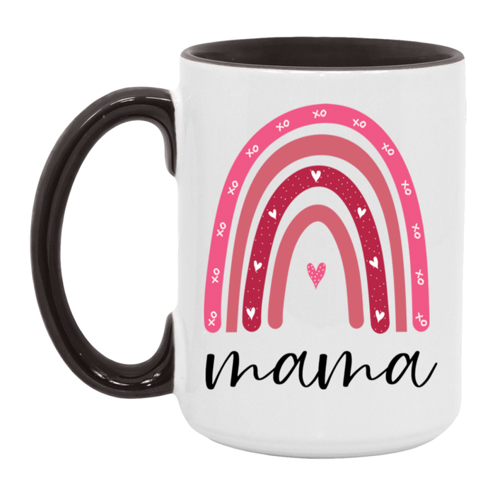 Mama Pink Rainbow Mug