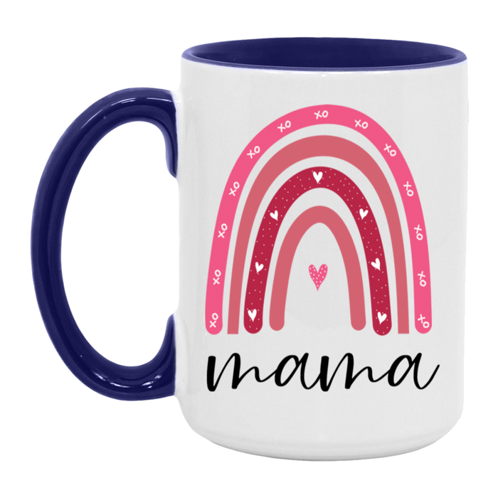 Mama Pink Rainbow Mug