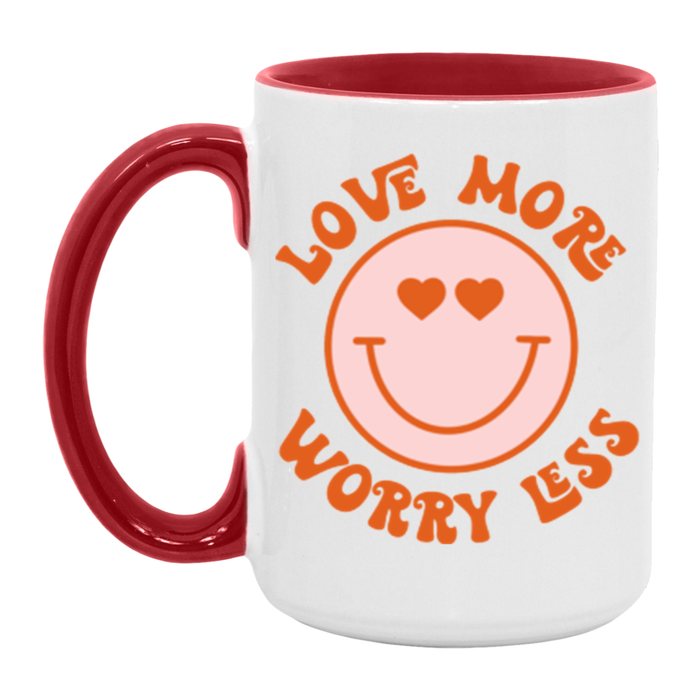 Love More Worry Less Mug
