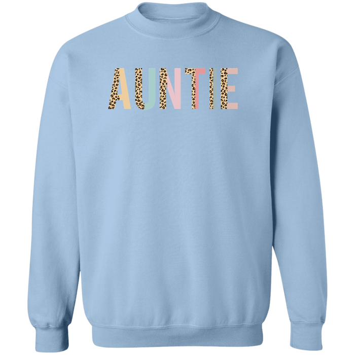 Auntie Pastel Color Block Sweatshirt