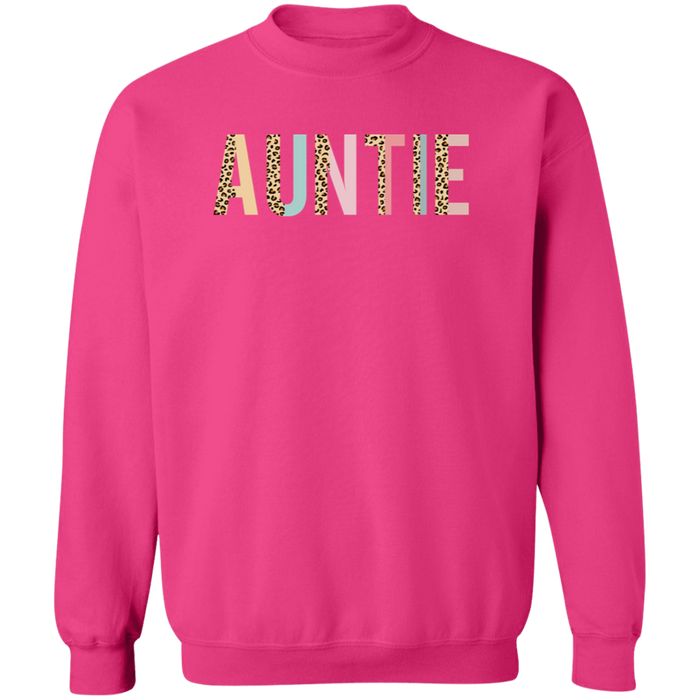 Auntie Pastel Color Block Sweatshirt