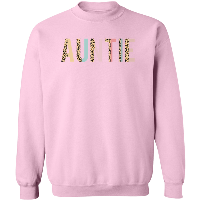 Auntie Pastel Color Block Sweatshirt