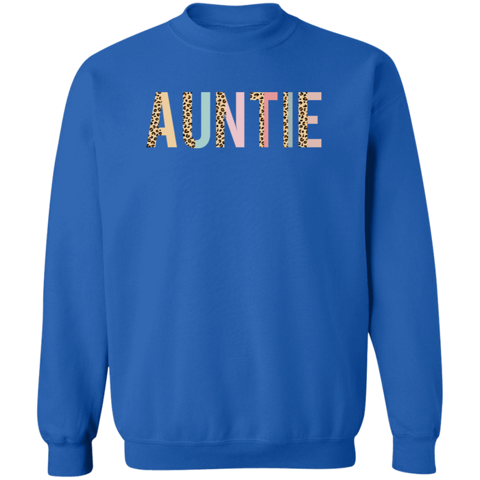 Auntie Pastel Color Block Sweatshirt