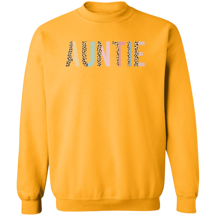 Auntie Pastel Color Block Sweatshirt