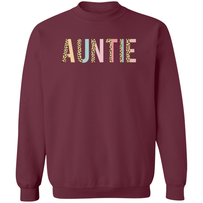 Auntie Pastel Color Block Sweatshirt