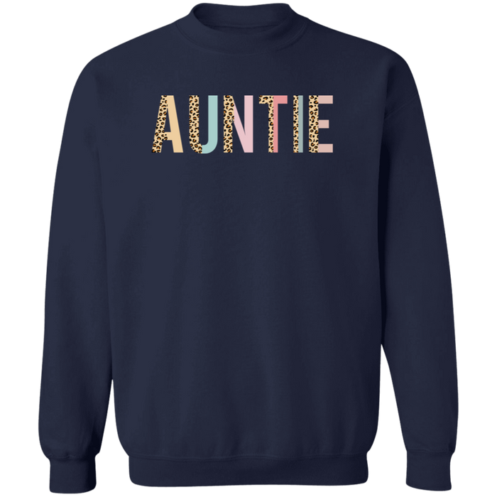 Auntie Pastel Color Block Sweatshirt