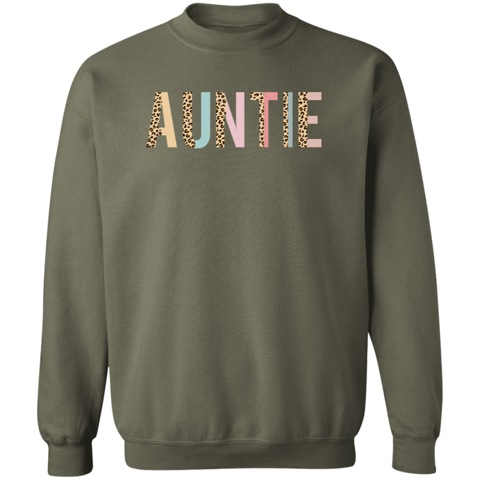 Auntie Pastel Color Block Sweatshirt