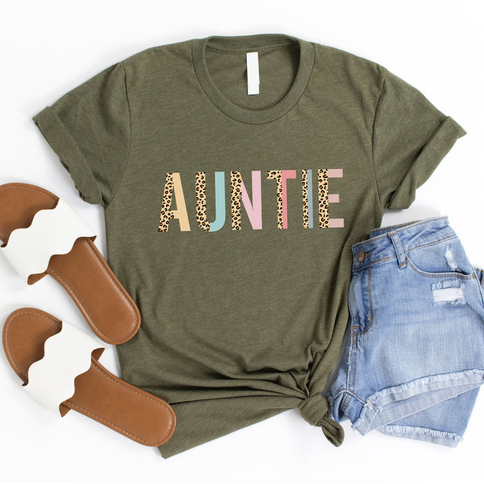 Auntie Pastel Color Block T-Shirt