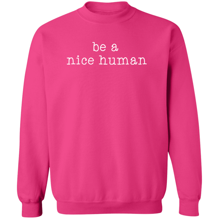 Be A Nice Human Sweatshirt