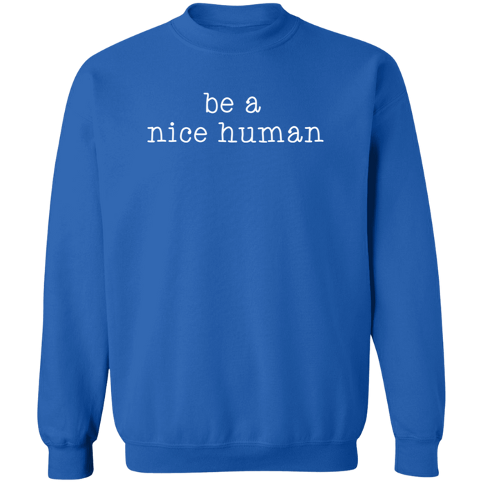 Be A Nice Human Sweatshirt