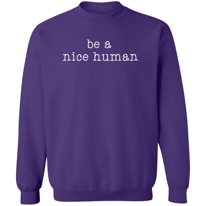Be A Nice Human Sweatshirt