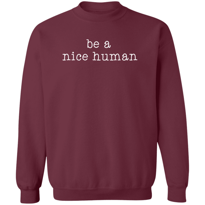 Be A Nice Human Sweatshirt
