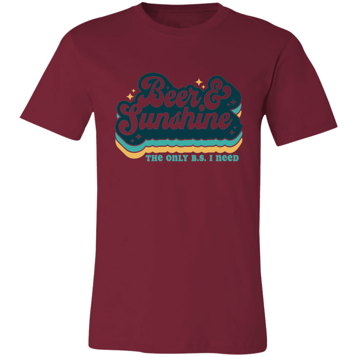 Beer and Sunshine The Only B.S. I Need T-Shirt