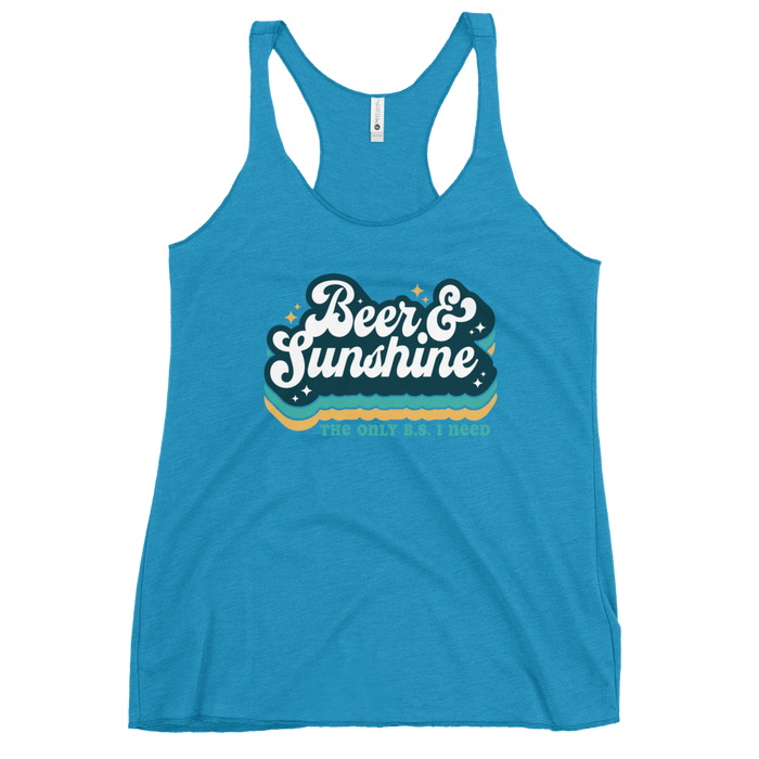 Beer and Sunshine The Only B.S. I Need Tank Top