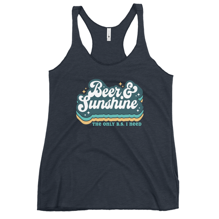 Beer and Sunshine The Only B.S. I Need Tank Top