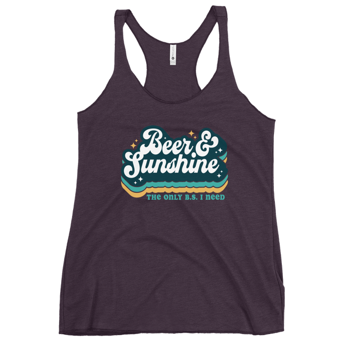 Beer and Sunshine The Only B.S. I Need Tank Top
