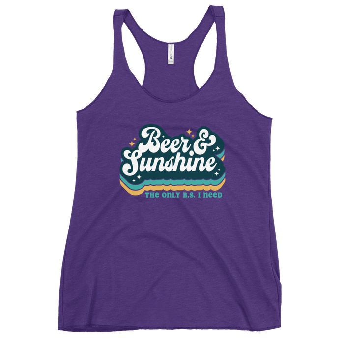 Beer and Sunshine The Only B.S. I Need Tank Top