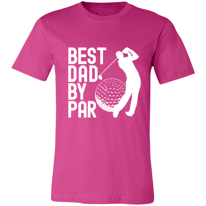 Best Dad By Par Golf Dad T-Shirt