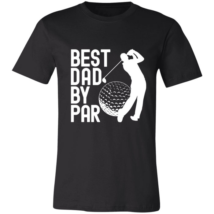 Best Dad By Par Golf Dad T-Shirt